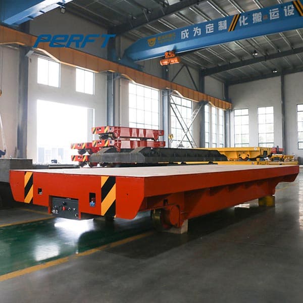 200 tons battery operated transfer trolley on forging factory